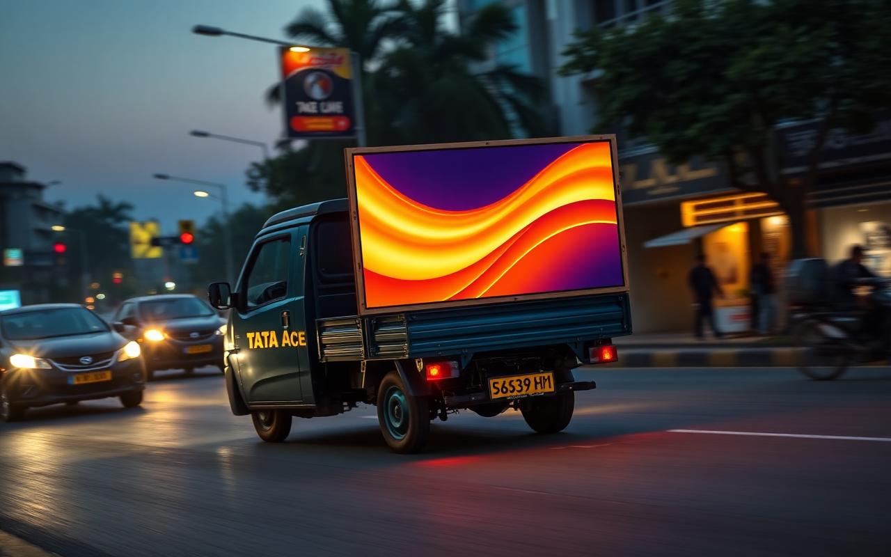 Tata Ace Mobile Hoarding